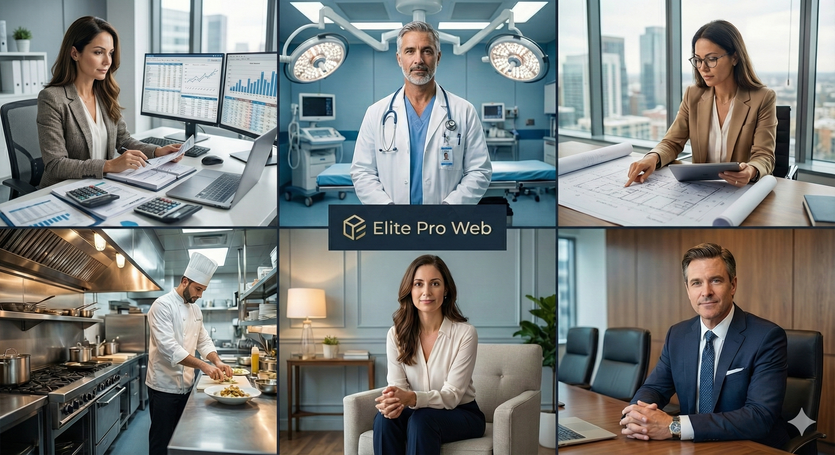 Elite Pro Web Professionals Collage